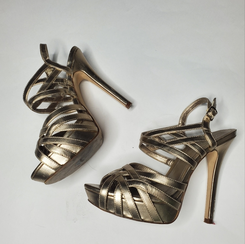 Aldo Gagliardi Gold Heels